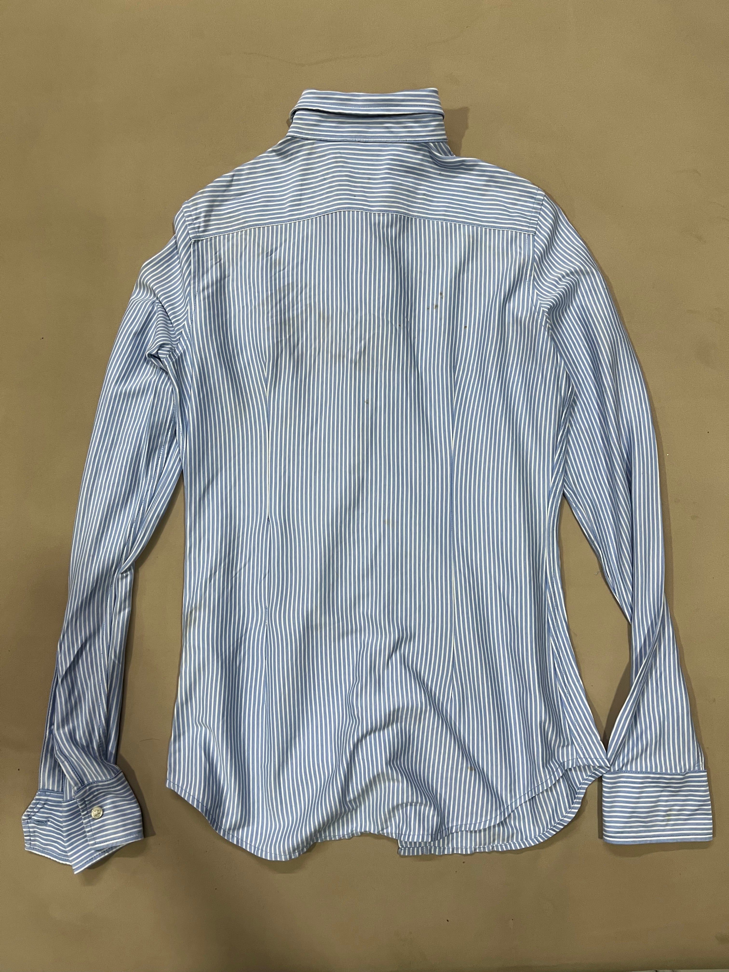 Pre-owned VINTAGE Polo Ralph Lauren Knit Dress Shirt (Medium)