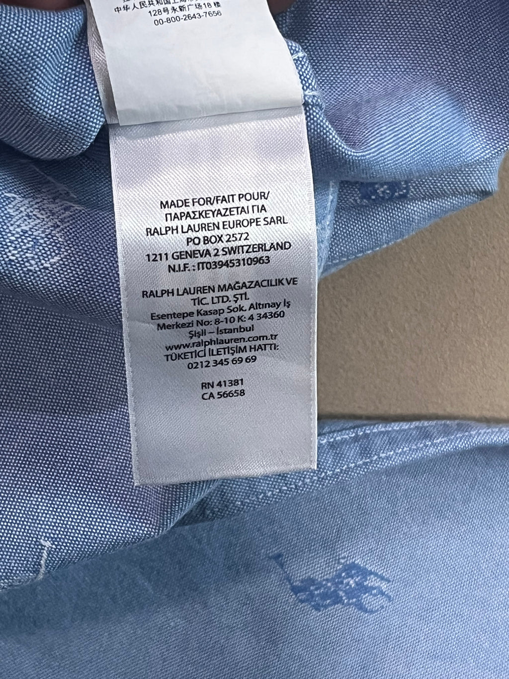 Pre-owned VINTAGE Ralph Lauren Shirt Medium