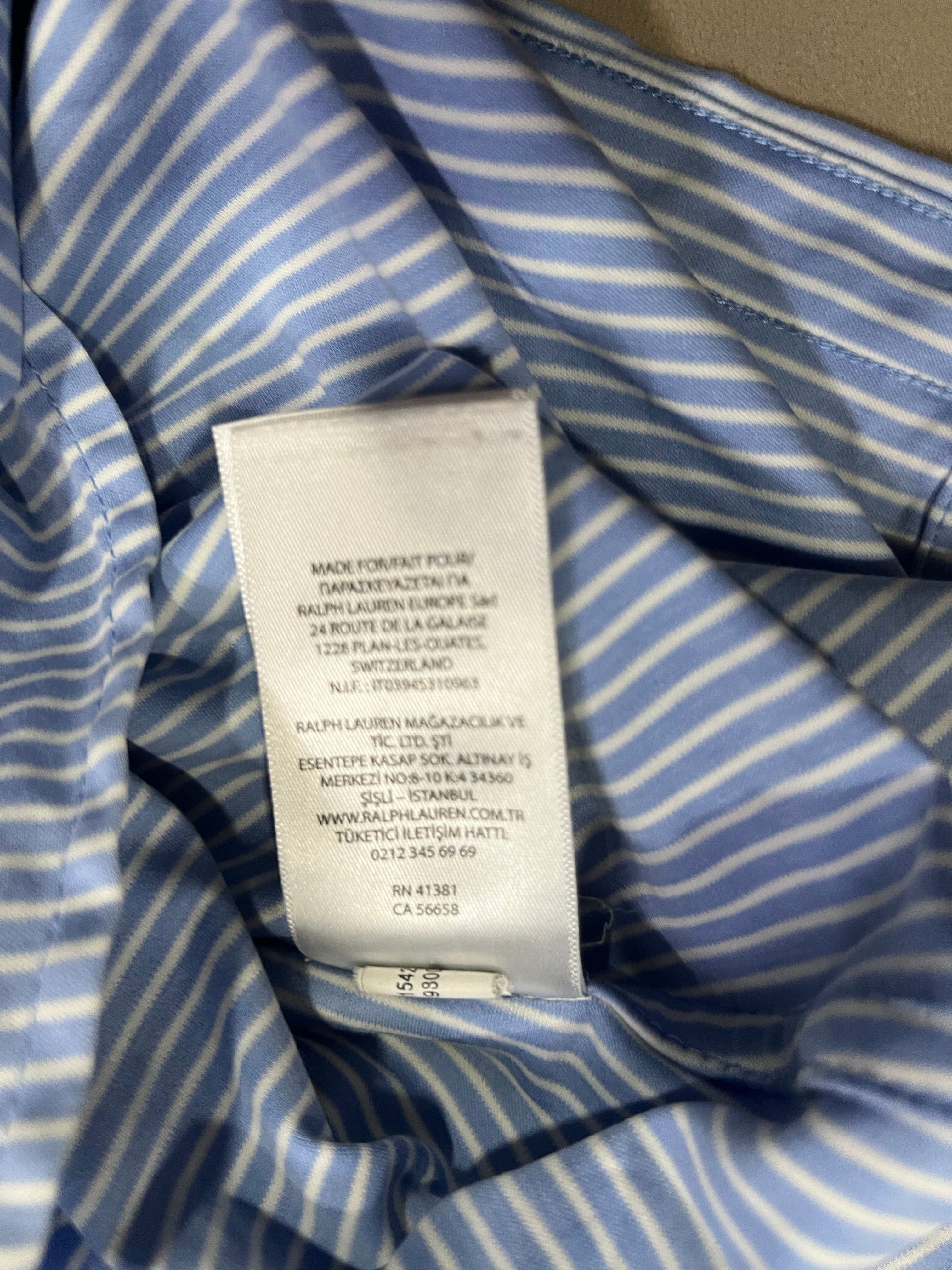 Pre-owned VINTAGE Polo Ralph Lauren Knit Dress Shirt (Medium)