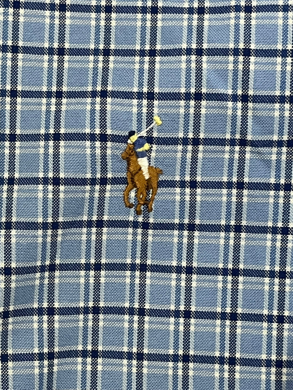 Pre-owned VINTAGE Ralph Lauren Slim Fit Stretch Oxford Shirt (Large loose fit)